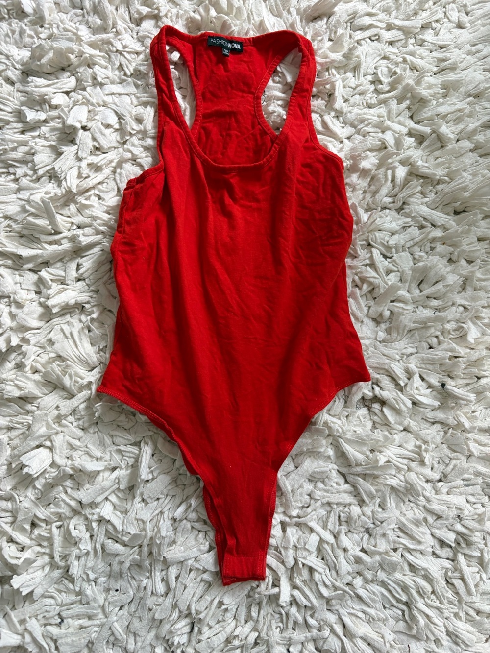 Fashion Nova Red bodysuit